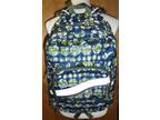 L. L. Bean Deluxe Book Bag Backpack Hiking Camping School Navy