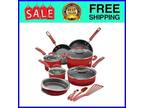 Rachael Ray 15-Piece Classic Brights Nonstick Pots and - Opportunity