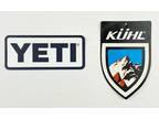 Kuhl + YETI Sticker Lot Logo Decal • 2 Logo Decals - Opportunity