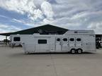 2022 Cimarron Trailers 4 Horse Side Load with 13'6" Outlaw Conversions