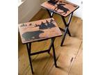 Plow & Hearth Wilderness TV Tray Tables, Set of 2 - NEW - Opportunity