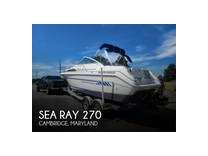 1993 sea ray 270 sundancer boat for sale