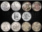 Kennedy Silver Half Dollars, Franklin, Walking Liberty Silver Coins