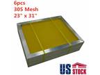USA Aluminum Silk Screen Frame 305 Yellow Mesh 23" x 31"