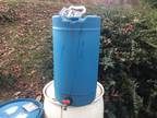 Food grade 15 gallon barrel with spigot (Jasper, Ga)