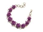 Purple Scherzo Chainmaille Bracelet