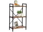 Honey Can Do 3-Tier Industrial Shelf Unit Bookcase Storage - Opportunity