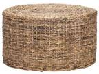 NEW Rattan Ira Round Coffee Table By Kosas Home Beachy - Opportunity