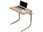 II TV Tray and Cup Holder Large Folding Table (Mocha) - Opportunity