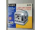 Coby CX-TV1 5" Portable Analog CRT Black and White - Opportunity