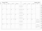 2023 Monthly Planner Refill 5-1/2" x 8-1/4" - Opportunity