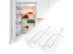 2 Pack Clear Refrigerator Door Bin Shelf For 240356402 - Opportunity
