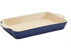 Our Table Durable Stoneware Rectangle Bakeware in Blue 1.3 - Opportunity
