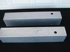 Two Aluminum Tanks For A Boat Or Small Airplane