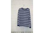 Crazy 8 Thermal Blue and Gray Striped Long Sleeve Shirt - Opportunity