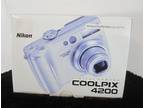 Nikon Coolpix 4200 4MP 3x Zoom Digital Camera With Battery
