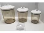 Set of 3 Snail Foodsaver Vacuum Canisters with Lids KY114 - Opportunity