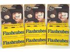 Vintage GE Flashcubes - 6 Sets Of 3 Cubes With 12 Flashes - Opportunity