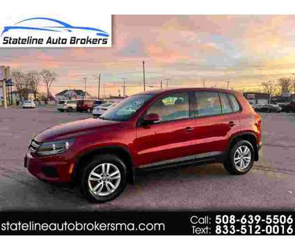 Used 2014 VOLKSWAGEN Tiguan For Sale is a Red 2014 Volkswagen Tiguan SUV in Attleboro MA