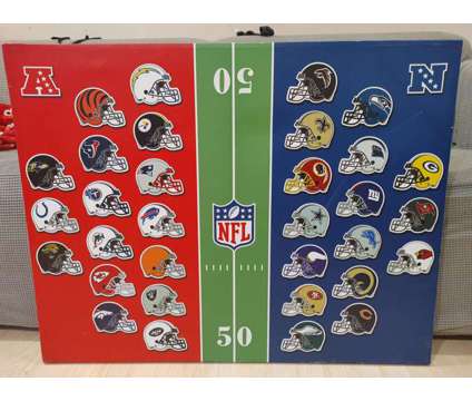 NFL Canvas Mancave Wall Art Covering Picture Poster AFC Vs NFC-Hobby Lobby 2012 is a Sports Memorabilias for Sale in Villa Park IL