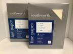 2 boxes (1000 total sheets) SOUTHWORTH 564C Ivory Linen 24lb - Opportunity