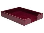 Dacasso A5201 Letter Tray 13.5 x 10.5 x 2 Burgundy - Opportunity