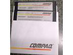 Compaq MS-DOS 5 1/4" Floppy disk set vrs 3.2 - Opportunity!