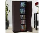 35in CD/DVD Tower Rack Shelf Storage Atlantic Wood Stand - Opportunity