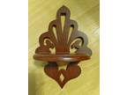 PAIR Small Decorative Wood Shelves Wall Hanging Display - Opportunity