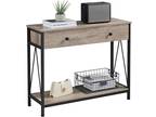 Console Table 2-Tier Living Room Furniture Drawer Home Decor - Opportunity