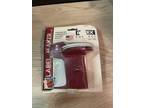 Vintage Rotex Compact Label Maker 3/8" Label Tape Red Handle - Opportunity