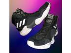 Adidas Mens Pro Bounce Sneakers Black & White (AH2658) US
