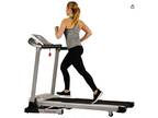 Amazing Sunny Health & Fitness Electric Folding Treadmill with Auto Incline and