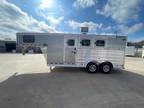 2023 Cimarron Trailers 3 Horse Gooseneck Trailer