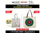 Pen Mandala On Cloth Bag DIY Kit By Penkraft