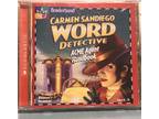 PC Game Carmen Sandiego Word Detective Vintage CD-ROM 1997 - Opportunity