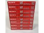 8 Pack Sony HF 90 Minute Blank Audio Cassette Tapes High - Opportunity