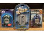 Lot Of 3 Early 2000s FM Scan Radios w/Ear Buds NEW in - Opportunity
