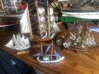Collectible sail boats $40for all four