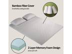 3 Inch Memory Foam Mattress Topper Cooling Ventilated Bamboo - Opportunity