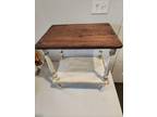Vintage Refinished Farmhouse Solid Wood Accent Table - Opportunity