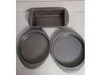 3 Piece Set Farberware 9" Cake Pans (2) 8" Loaf Pan (1) - Opportunity