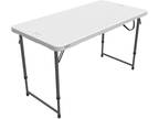 Height Adjustable Craft Camping and Utility Folding Table - Opportunity