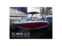 2016 scarab 215 boat for sale