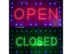 Bright LED 2 in1 Open Closed Store Shop Business Sign - Opportunity