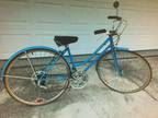 Vintage 1970's Schwinn Suburban Women's Blue Bicycle - Opportunity