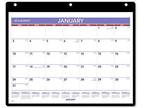 Monthly Desk/Wall Calendar with Plastic Backboard and Bonus - Opportunity