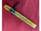Epoxy Native American Style Flute G DRONE with Feather Totem - Opportunity