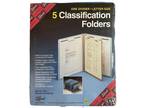 Smead Pressboard Classification Folders 1 Divider Letter - Opportunity