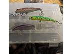 rare BAGLEY FINGER MULLET , Mixed Lot Lures X 3 - Opportunity
